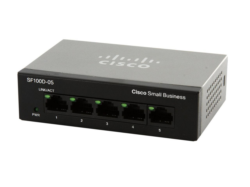 Комутатор некерований 5-портовий Cisco SF100D-05 Луцьк - фото 1