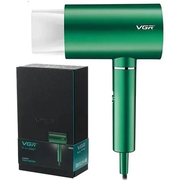 Фен для волосся VGR V-431 1800Вт з концентратором, функцією іонізації та подачею холодного повітря Одеса - фото 12