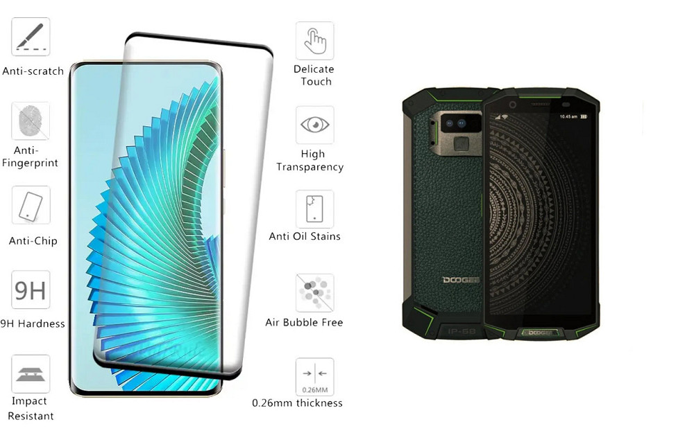 Защитное стекло HyperGlass Pro для Doogee S70, S70 Lite – максимальная чувствительность и защита Киев - изображение 2