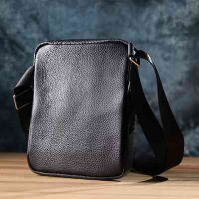 Сумка Vintage З натуральної шкіри Чорна (22862) Вінниця