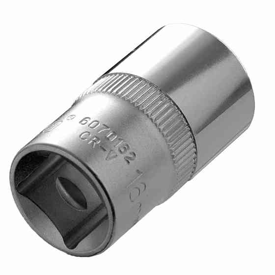 Насадка шестигранна коротка 1/2" 16мм CrV ULTRA (6070162) Рівне