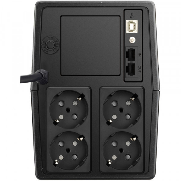ДБЖ FSP FP2000, 2000ВА/1200Вт, Line-Int, USB/45, Schuko*4, AVR, Black Киев - изображение 2