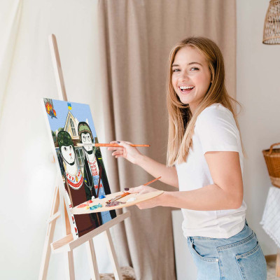 Картина по номерам Orner Українська Котика 40х50 см (orner-1675) Вінниця - фото 5