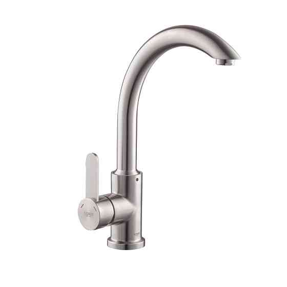 Змішувач для кухні Koer KI-70019-02 (з нерж. сталі) (Колір нерж) (KR4795) Київ