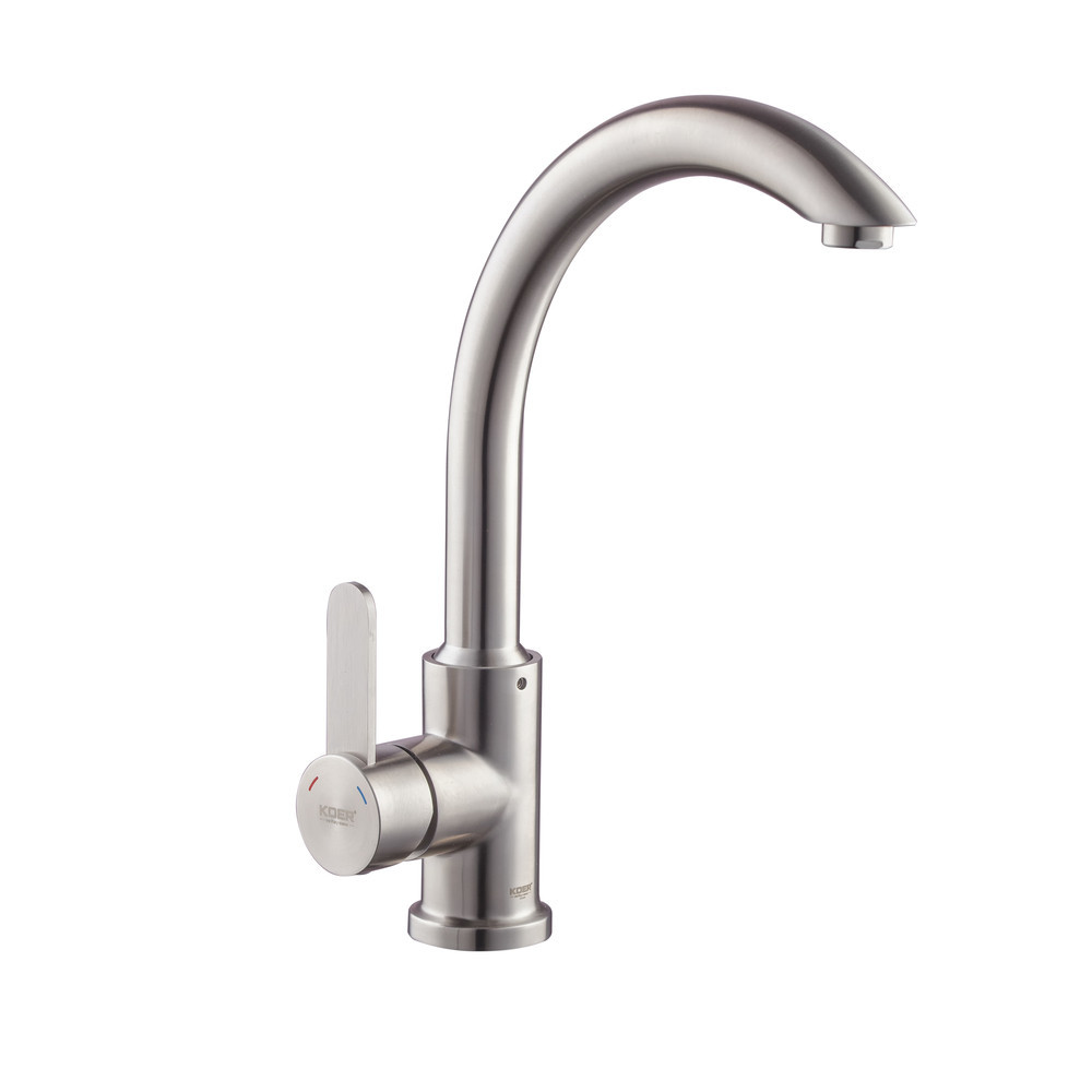 Смеситель для кухни Koer KI-70019-02 (из нерж. стали) (Цвет нерж) (KR4795) Киев - изображение 3