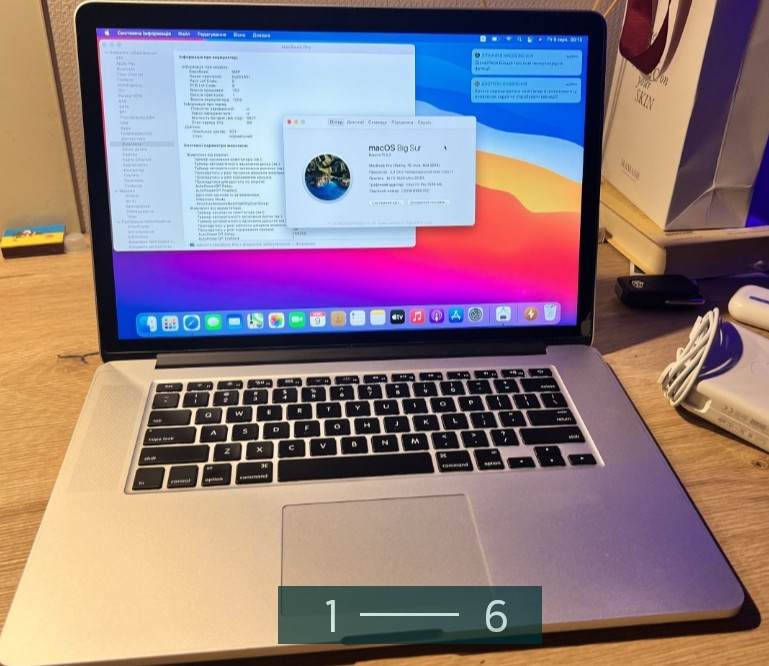 Ноутбук: MacBook Pro (Retina, 15-inch, Mid 2014) Стан нового! Київ - фото 6