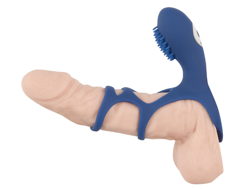 Насадка з вібрацією Rechargeable Couple Sleeve Sex Aura Київ - фото 7