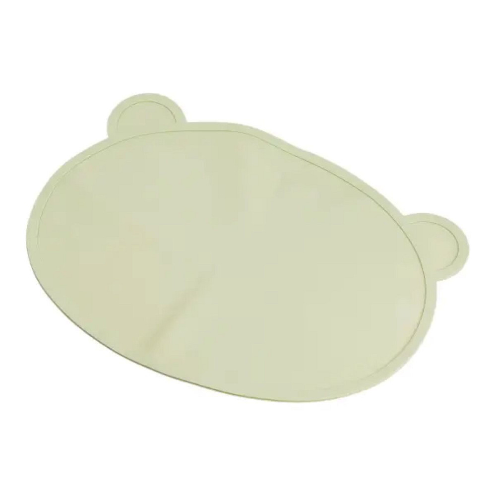 Дитячий набір силіконового посуду 7 предметів Зелений HP34546G Коломия - фото 3