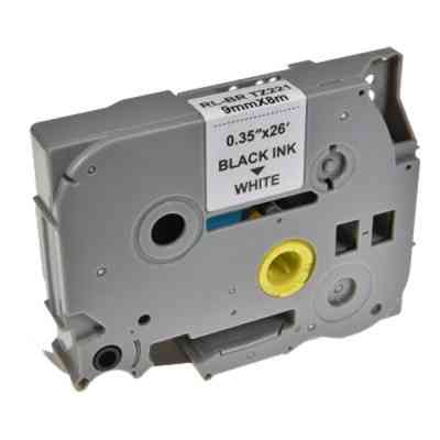 Лента для принтера этикеток UKRMARK RL-B-T221P-BK/WT, аналог TZE221. 9 мм х 8 м (900241) Винница