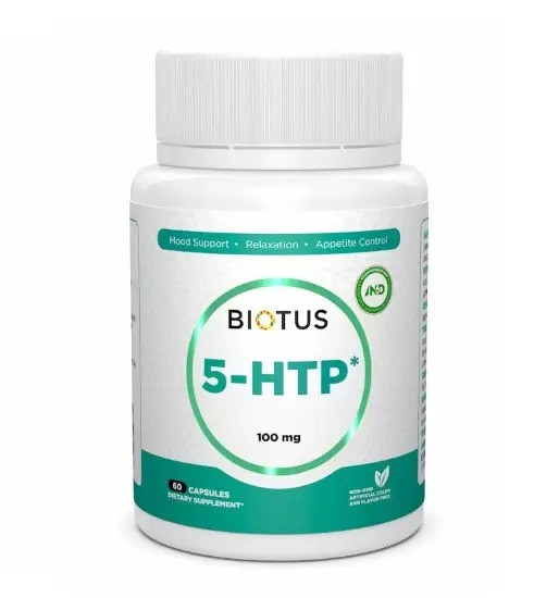 5-гидрокситриптофан (5-HTP) 100 мг 30 капсул Київ - фото 3
