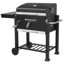 Гриль Grill na węgiel drzewny na kółkach - Dla 5 do 10 osób - Grill na węgiel drzewny - Może być z brykietami - Z pokrywą - Do Київ - фото 1