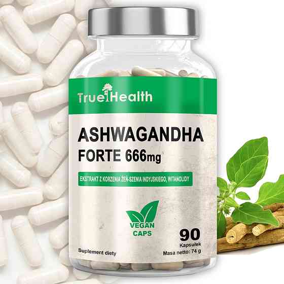 Ашвагандха True Health Ashwadandha Forte 666mg 90 vegan caps Луцьк