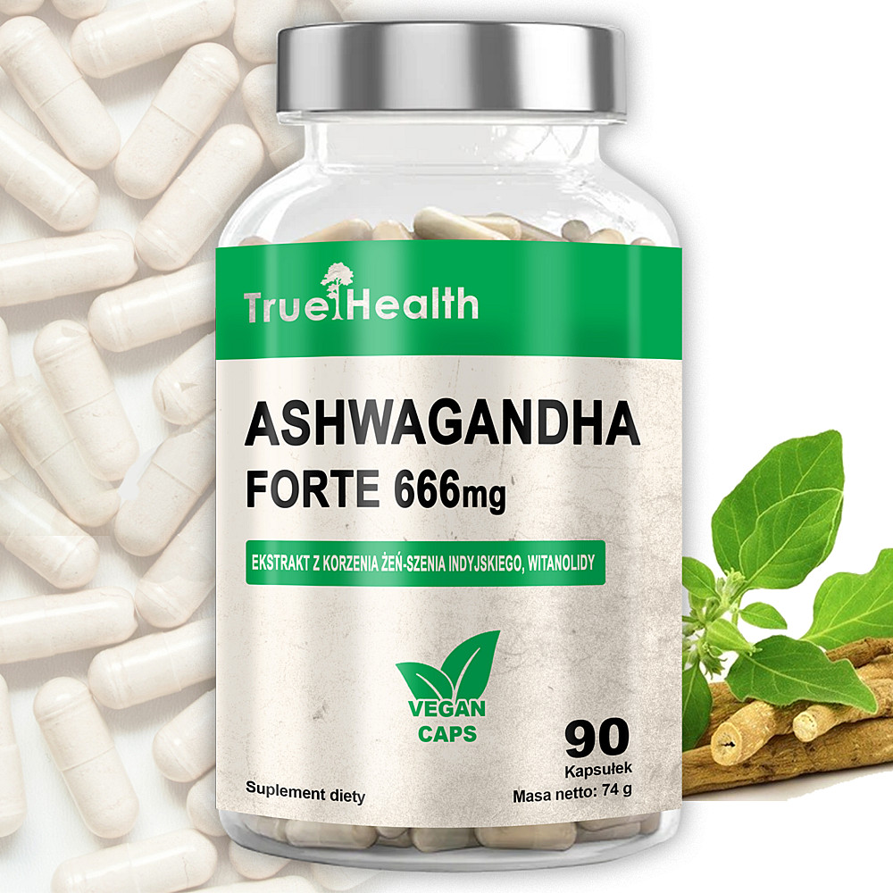 Ашвагандха True Health Ashwadandha Forte 666mg 90 vegan caps Луцьк - фото 2