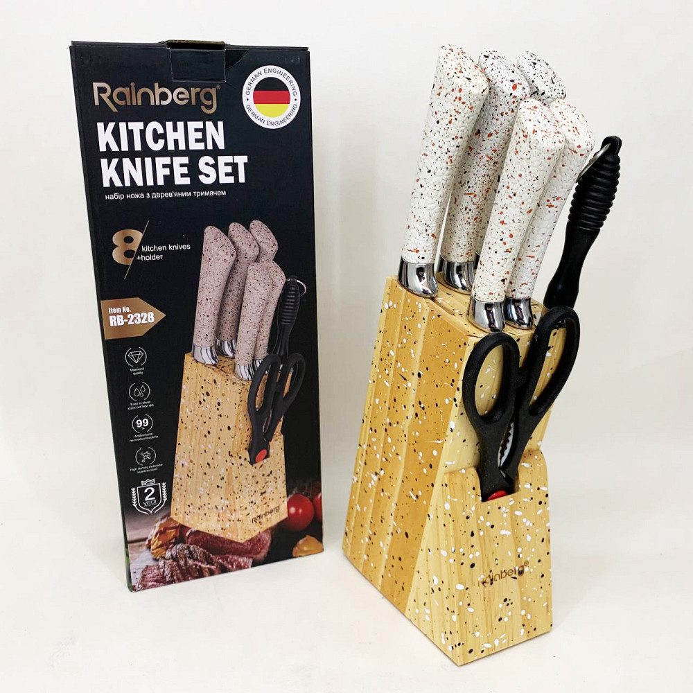 Набір ножів для кухарів, Набір металевих ножів, Кухонні ножі для домашнього використання YZ-81 Івано-Франківськ - фото 6