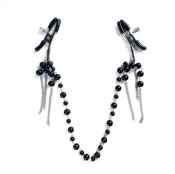 Затискач для сосків Art of Sex - Nipple clamps Afina Black Sex Aura Київ