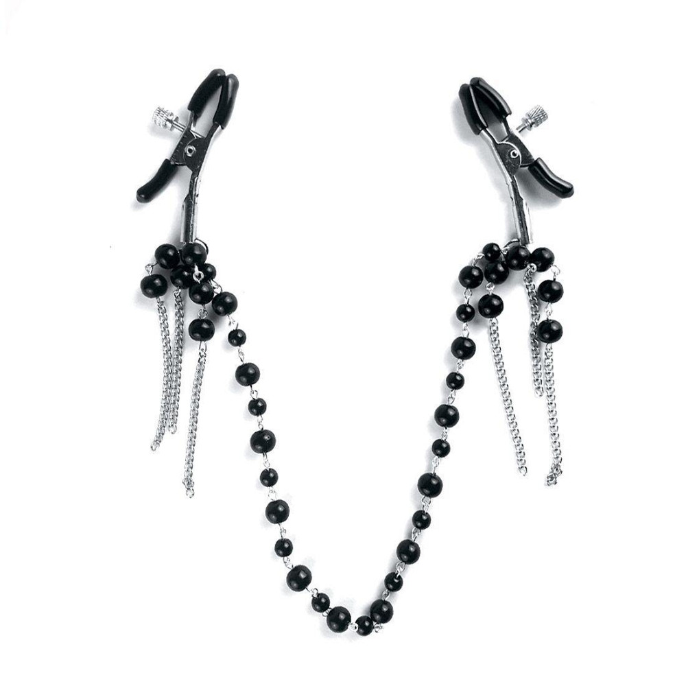 Затискач для сосків Art of Sex - Nipple clamps Afina Black Sex Aura Київ - фото 2