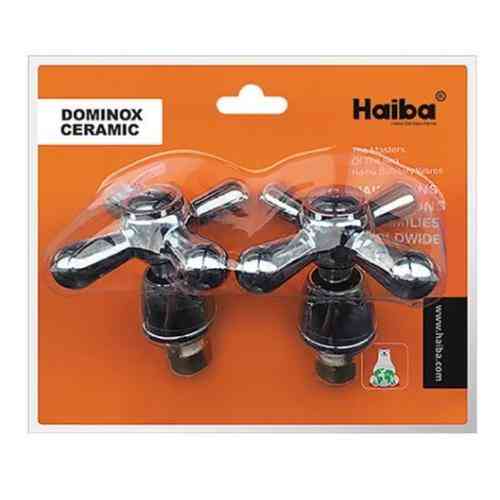 Ручки з кранбуксами для змішувача HAIBA DOMINOX (пара) Харків