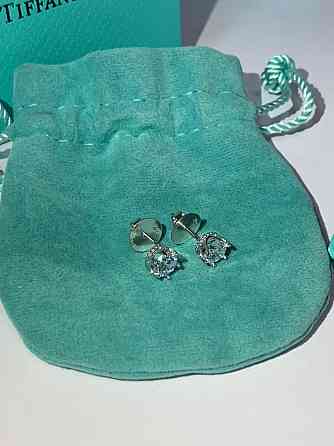 Серьги гвоздики Тиффани Tiffany, серебро 925 пробы. Мешочек Тиффани. Идеально на подарок девушке! Одесса