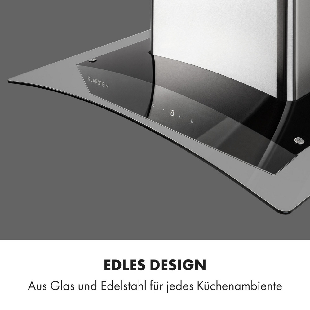 Вытяжка Eclipse 600 м³/ч 3 уровня мощности нержавеющая сталь черный (Германия, читать описание) Ровно - изображение 7