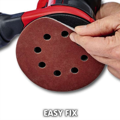 Шліфувальна машина Einhell TE-RS 18LI - Solo 18В, 125 мм, 14000-22000кол/хв, (без АКБ та ЗП) (4462010) Вінниця - фото 3