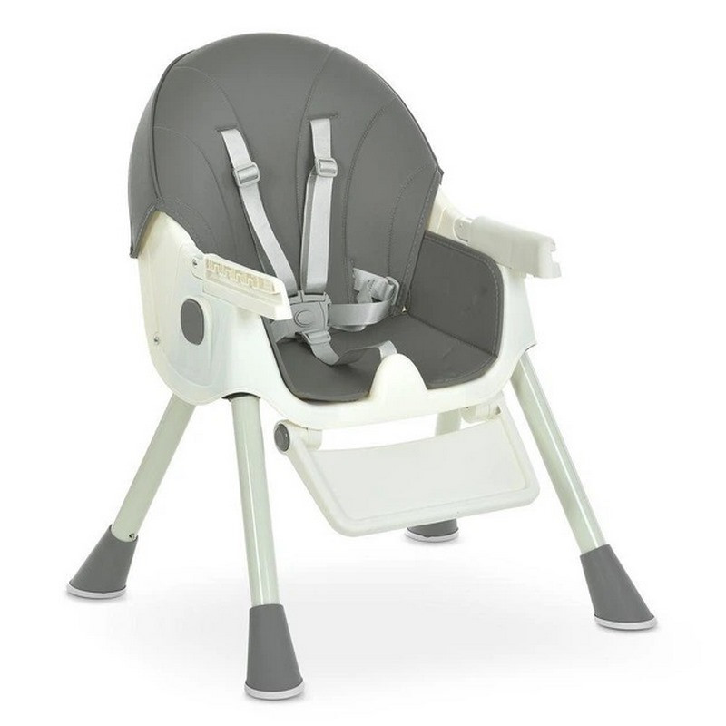 Стільчик для годування M 6302 Gray складний, 5-ти точкові ремені Вінниця - фото 3