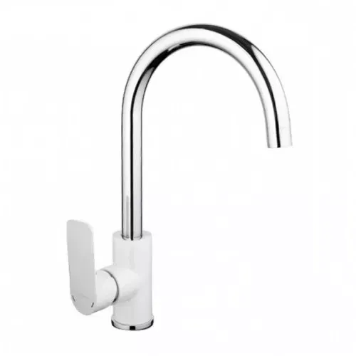 Змішувач для кухні GAPPO G4048 білий/хром Київ - фото 1