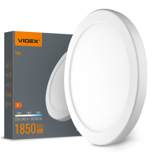 LED Світильник 18W круглий білий VL-DL6R-18CW Videx Житомир - изображение 1
