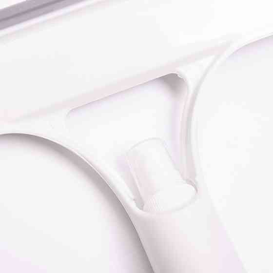 Швабра-щітка з пульверизатором і скребком для миття вікон, дзеркал та гладких поверхонь Біла HP-35015-26W Київ