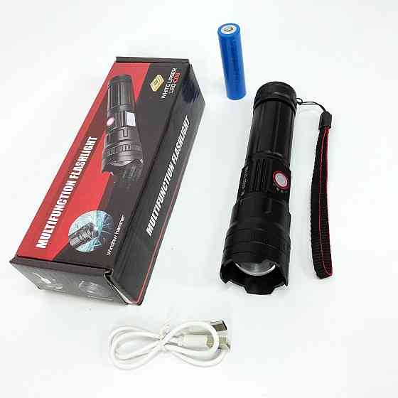 Компактный аккумуляторный фонарь, Ручной аварийный фонарь Тактичный ручной FC-39 Львов