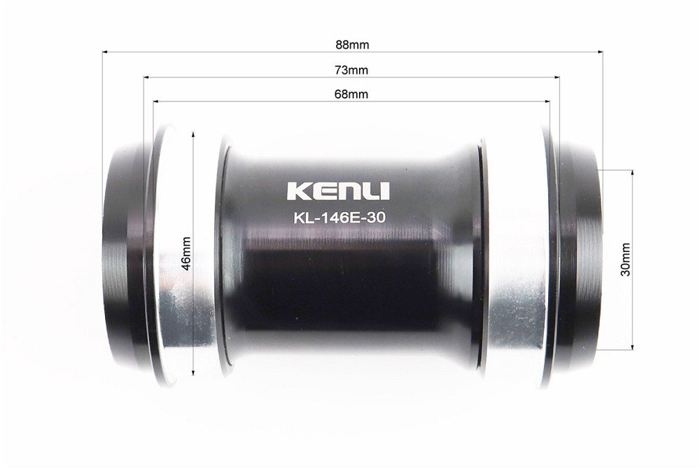 Каретка "Press-Fit" MTB 68-73мм (Ø46мм), під інтегровану вісь 30мм, KL-146E-30 Київ - фото 2