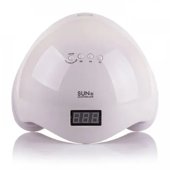 Светодиодная лампа для маникюра SUN 5 48W с дисплеем и сенсором, UV лампа Коломия