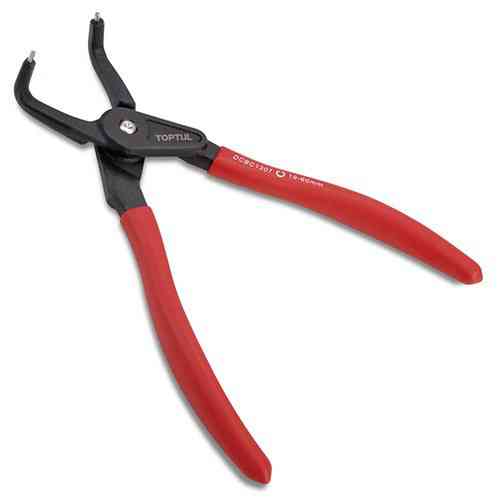 Кліщі для зняття стопорних кілець TOPTUL 7" (стиск загнуті) посилені DCBC1307 Чернігів