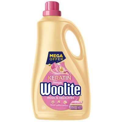 Гель для стирки Woolite Для шерсти и деликатных тканей С кератином 3.6 л (5900627090536) Винница - изображение 1