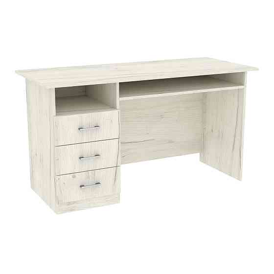 Стол офисный ОСП-3, Дуб Крафт Білий, 1400/600/760 Львов