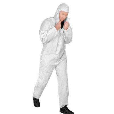 Костюм рабочий Neo Tools защитный, материал полипропилен, плотность 65 г/м2, XXXL, белый (81-851-XXXL) Винница - изображение 9