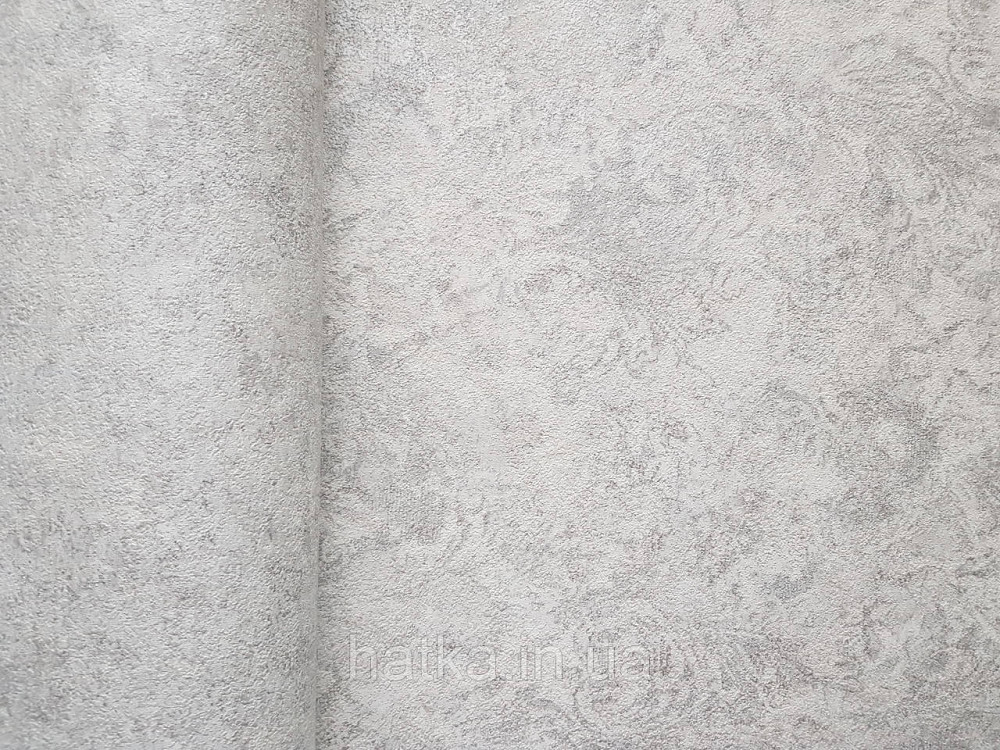 Шпалери вінілові на флізеліні гарячого тиснення DU&KA 1.06х10 вензель основа під штукатурку сірі коричневі Київ - фото 2