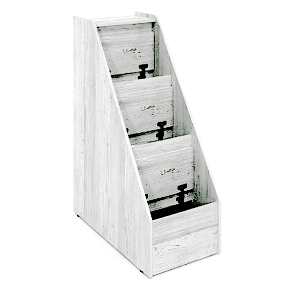 Комод-сходи "Сувора" шеббі Миколаїв - фото 2