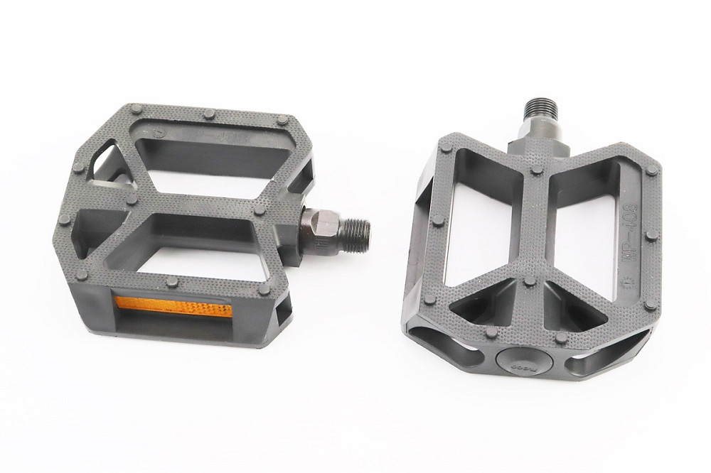 Педалі BMX 9/16" (112x96x25mm) пластикові, чорні WP408 Київ - фото 1