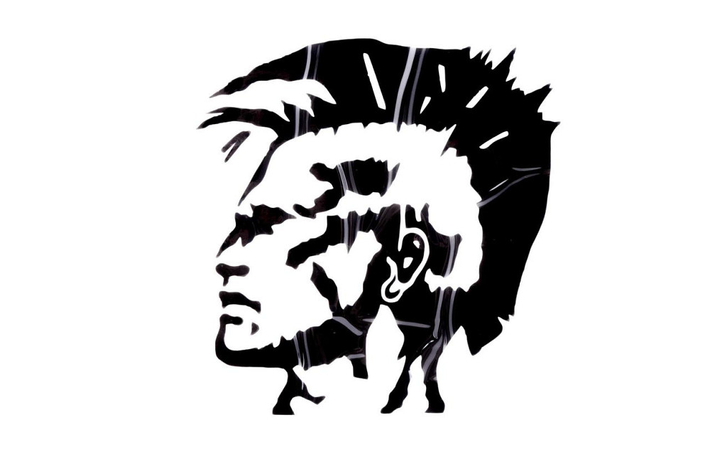 Наклейка декор IROKEZ (12x13см, черная) (#HQ655) Мукачево - изображение 1