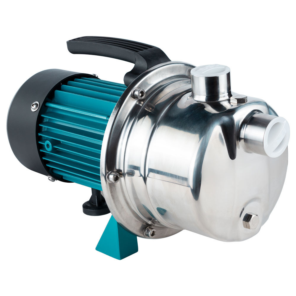 Насос центробежный самовсасывающий 0.6кВт Hmax 35м Qmax 50л/мин нерж LEO EKJ-602S (775311) Ровно - изображение 7