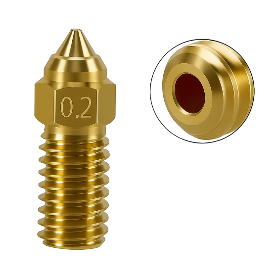 Латунні сопла 0,2 мм для Ender-3 V3 SE, Ender-5 S1, Ender-7 (YES ) Київ