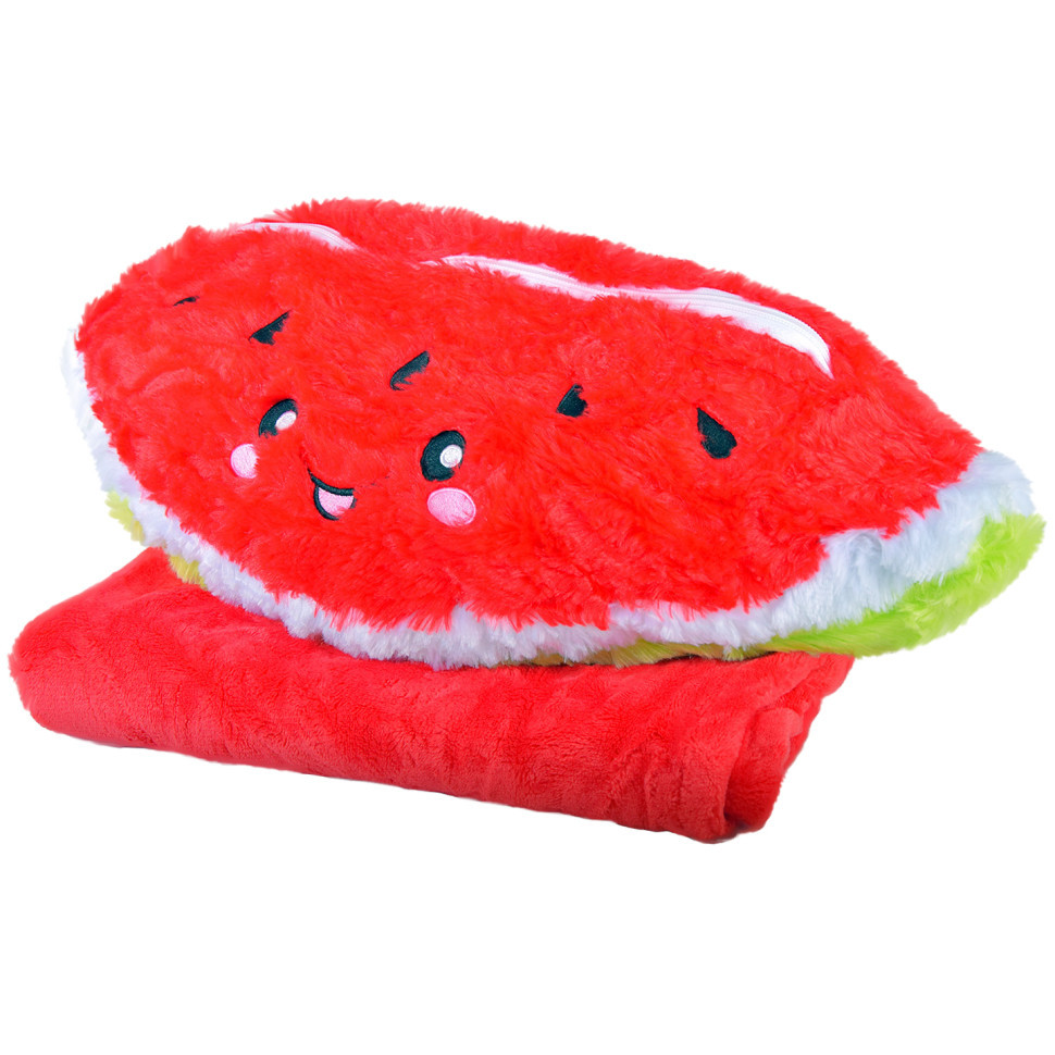 М'яка іграшка+плед MP04 Кавун 25 см, плед 80*120 см Вінниця - фото 1