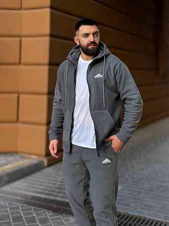 Мужской костюм из флис- полара XL-XXL, Графит Одесса