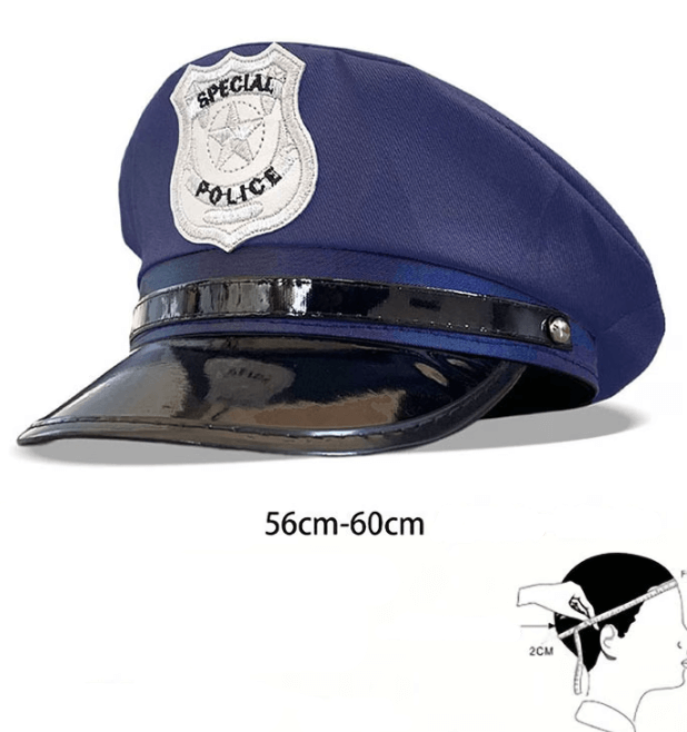 Кашкет американського поліцейського Special Police 54-58 розмір Унісекс. Синя Київ - фото 7