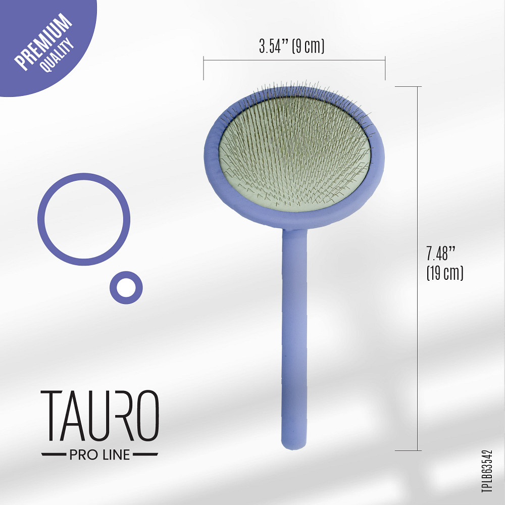 Tauro Pro Line Щітка дерев'яна кругла, зубці 11 мм, філетова, M, 9 х 19 см Киев - изображение 5