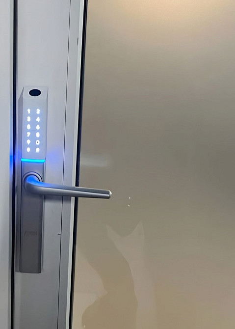 PES Ford silver розумний замок з вузьким корпусом Київ - фото 5