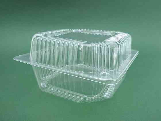 Упаковка для кондитерських виробів пластикова ПС-11 V1250мл 155мм 155мм 80мм Уп 50 штук Харків