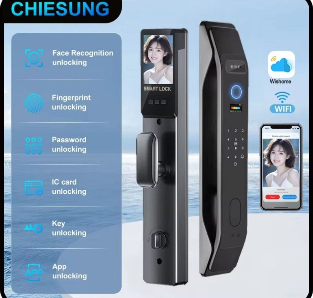 Смарт Замок  WiFi з розпізнавання обличчя пальця коду  NFC. Харків - фото 8