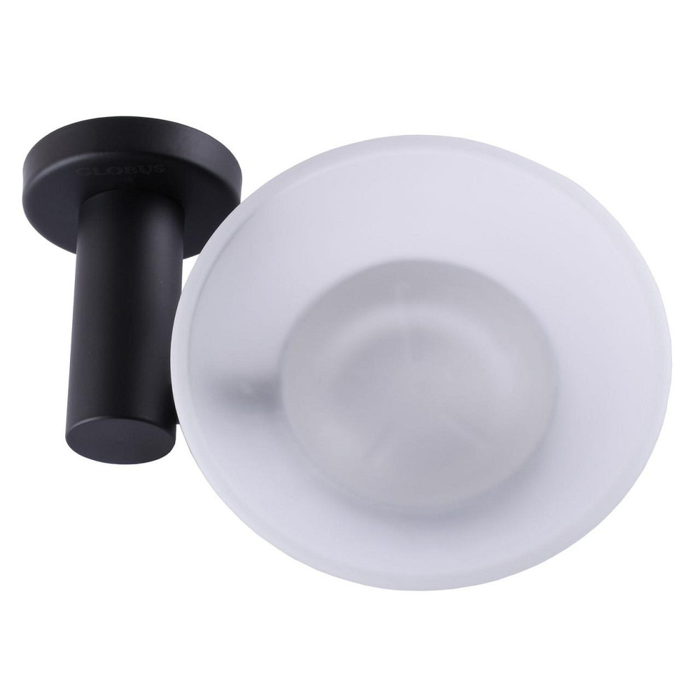 Мыльница Globus Lux BS8408 черная матовая SUS304 (000021388) Киев - изображение 3