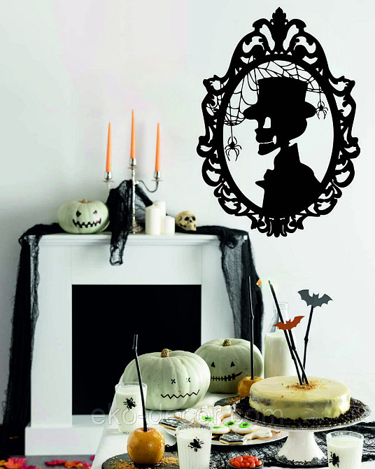 Декоративне настінне Панно «Скелет», Декор на стіну 70*49 см, Чорний Київ - фото 10